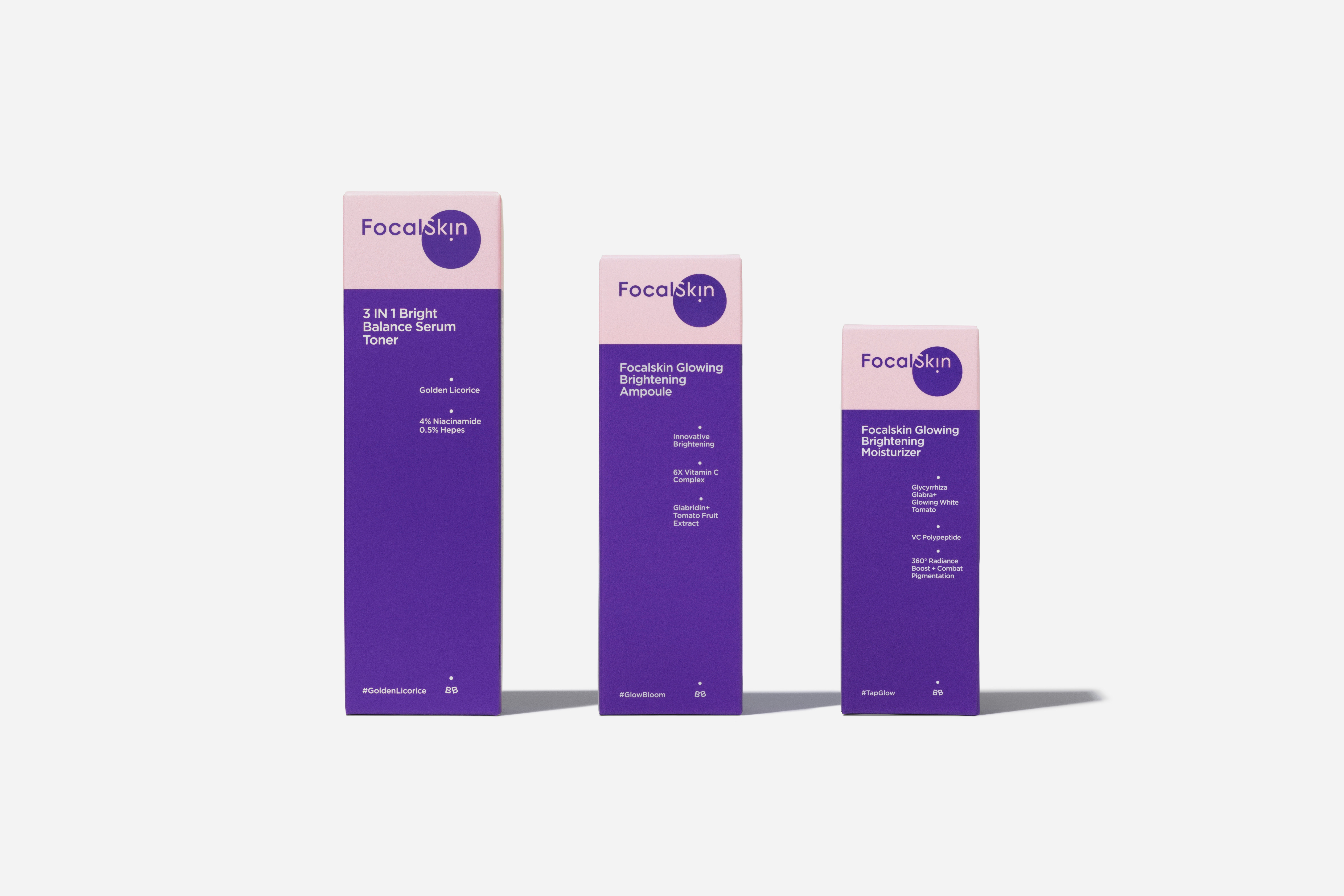 Visual Identity System for FocalSkin 护肤科学品牌